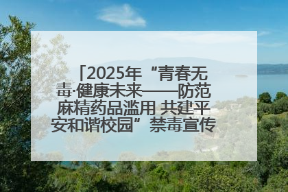 2025年“青春无毒·健康未来——防范麻精药品滥用 共建平安和谐校园”禁毒宣传专题活动在咸宁举行