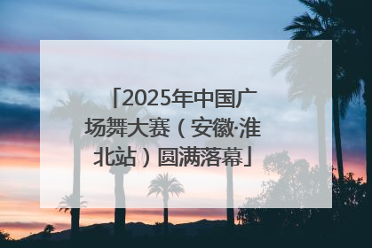 2025年中国广场舞大赛（安徽·淮北站）圆满落幕