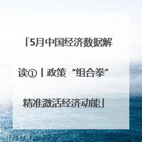 5月中国经济数据解读①丨政策“组合拳”精准激活经济动能